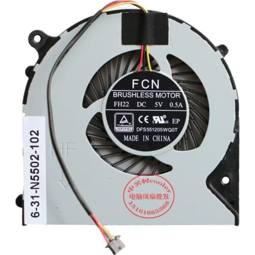 DFS551205WQ0T FH22 For FCN Machenike F57 DC 5V 0.50A Server Laptop Cooling Fan