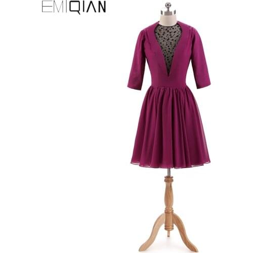 V-neck Women Dresses EMIQIAN China