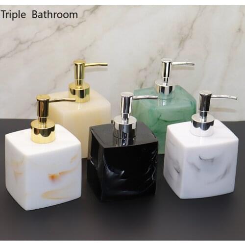 230ml Home Kitchen Bathroom Resin Lotion Liquid Soap Dispenser Bottle Container Hand Sanitizer Bottle Soap Liquid Ornaments