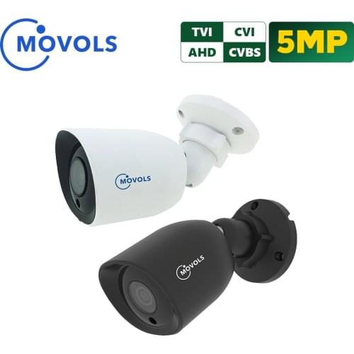 MOVOLS 5MP HD Security Camera Outdoor/Indoor Night Vision AHD Metal Camera Sony Sensor Bullet Surveillance Camera