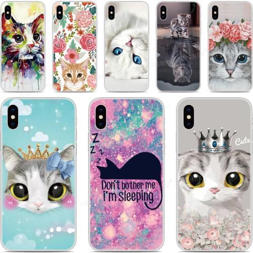 Cute Cat Silicone Soft TPU Phone Case For Cubot P40 P30 X19 R11 J3 Pro P20 Power Nova Note S J5 J7 R15 Pro R19 Max 2 2019 Cover