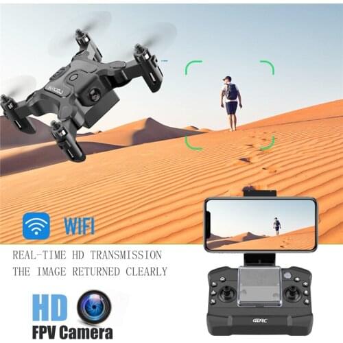 Mini Drone With Camera HD S16 No Camera Foldable RC Quadcopter Altitude Hold Helicopter WiFi FPV Micro Pocket Dron