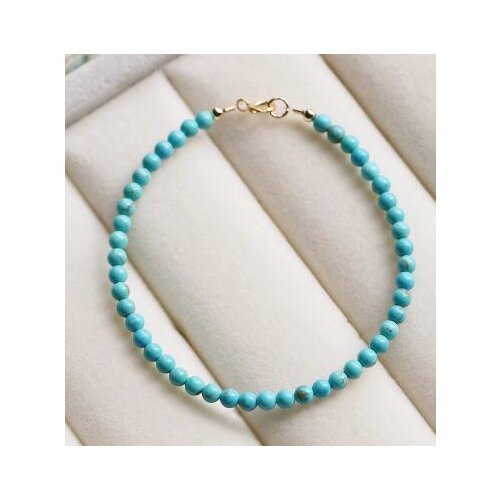 New Favorite Jewelry Turquoise Bracelet 925 Silver Gold Color Bracelet Helps Negativity Drop Shipping Hot Sale Women Gift