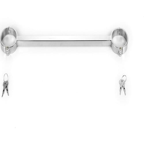 New stainless steel metal bdsm bondage handcuffs slave restraint SM erotic couples adult game Sex toys for man woman