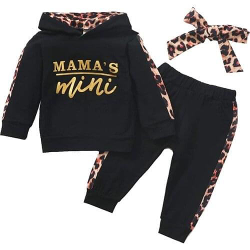 Newborn Baby Girl Clothes Outfits Long-Sleeve Hoodie Sweatshirt Floral Pants Toddler Girl Clothing Set