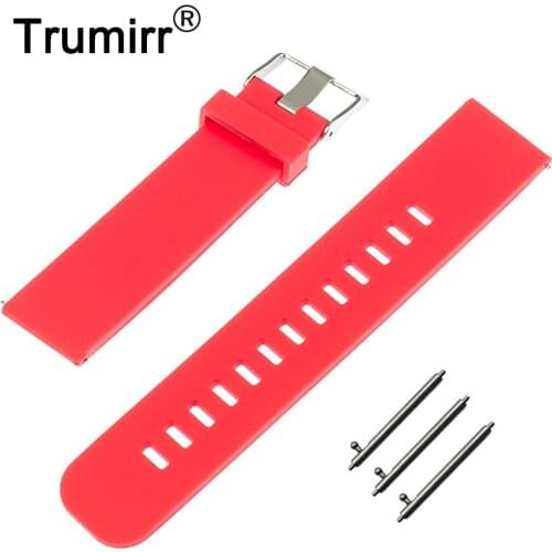 17mm 18mm 19mm 20mm 21mm 22mm Silicone Rubber Watch Band Quick Release for Tissot T035 PRC 200 T055 T097 Strap Resin Bracelet