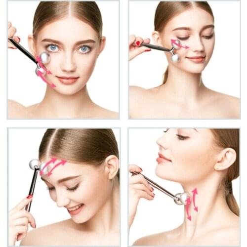 Facial Roller Massager Y Shape Wrinkle Remover Massage Beauty Tool Face Lift Anti-Aging Skin Tightening