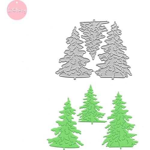 Christmas Tree Slimline Cutting Dies Scrapbooking Embossing Folders for Card Making Metal Craft Stencils DIY Clear Stamps Die