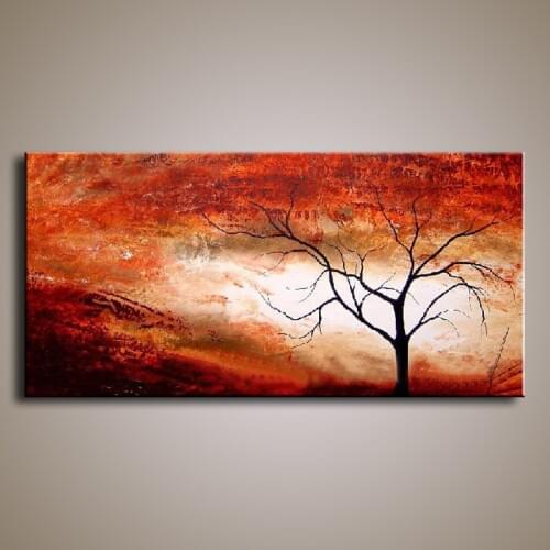 Handmade oil painting on canvas modern 100% Best Art Landscape oil painting original directly from artis LA1-026