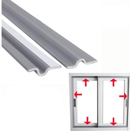 2M Self Adhesive Window Door Seal Strip mousse acoustic soundproof foam seal tape Weather Stripping gap Filler Window Hardware