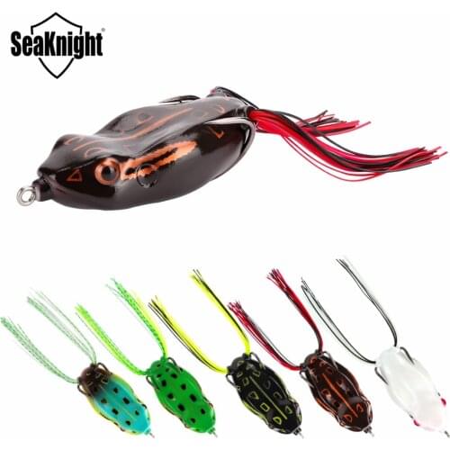 SeaKnight Soft Frog Lure SK403 5P/set Fishing Bait 6.5g 45mm Soft Fishing Lure Freshwater