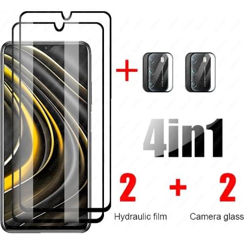 For xiaomi poco m3 camera glass poxo m3 x3 protective glass for pocophone little poko poco f 3 x 3 pro nfc screen protector film