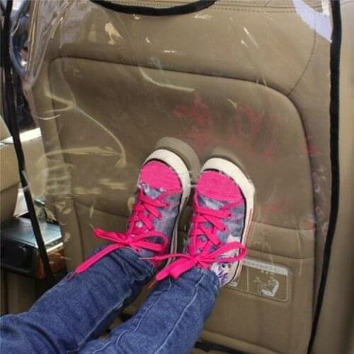 Universal New Fashion Car Seat Anti-Dirty Mat Durable Transparent Auto Truck Seat Back Kid Backrest Cover Pad Mat unMuddy