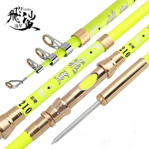 High quality Super hard Fishing Rod 1.8M -3.6M Portable Spinning Cast rod Sea fishing rod carp Fishing gear
