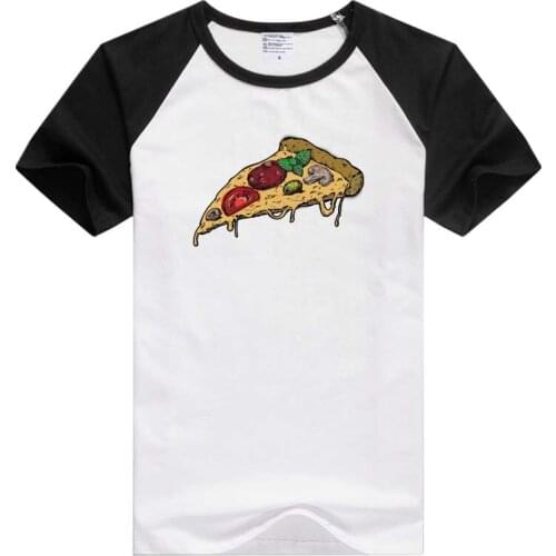 Yummy Pizza short sleeve casual Men Women T-shirt Comfortable Tshirt Cool Print Tops Fashion Tees Novelty tee GA1263
