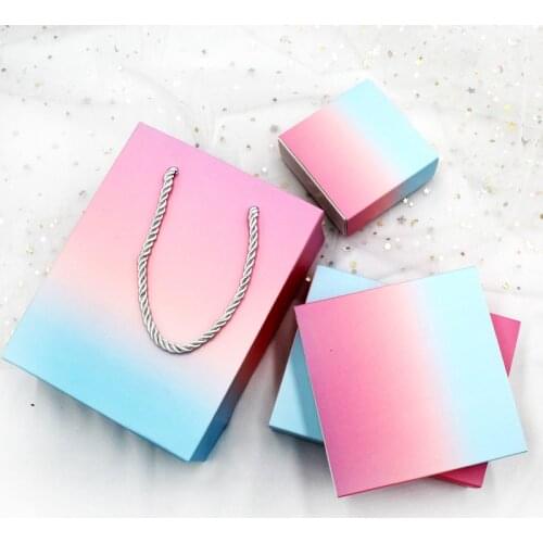 10pcs DIY Jewelry Box Card for Necklace Earring Ring Hair Clip Package Dislay Cased Craft Paper BoxGift Box Bag
