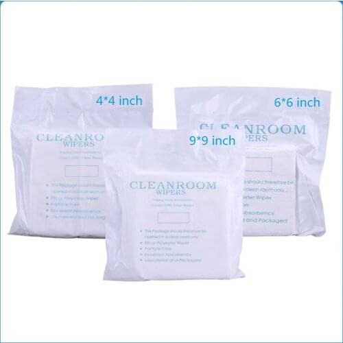 100/400Pcs Bag Superfine Non Dust Cloth Dust Free Paper Film Wiping Cleanroom Wiper Cloth Phone LCD Screen Cleaning Repair Tools