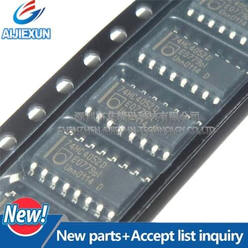 50Pcs 74HCT4052D SOP16 Dual 4-channel analog multiplexer, demultiplexer in stock 100% New and original