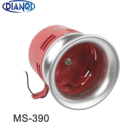 AC 220V MS-390 Mini Motor Driven Air Raid Siren Horn Car Truck Alarm 130dB