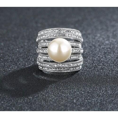 Ring Mountings Base Findings Accessories Jewelry Mounts Settings Parts for Akoya Edison Pearls Beads Crystal Jade Coral Agate