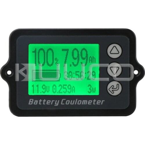 Digital Meter DC 8~80V 50A Battery Coulometer Universal Battery Capacity Tester for LiFePo Coulomb Counter