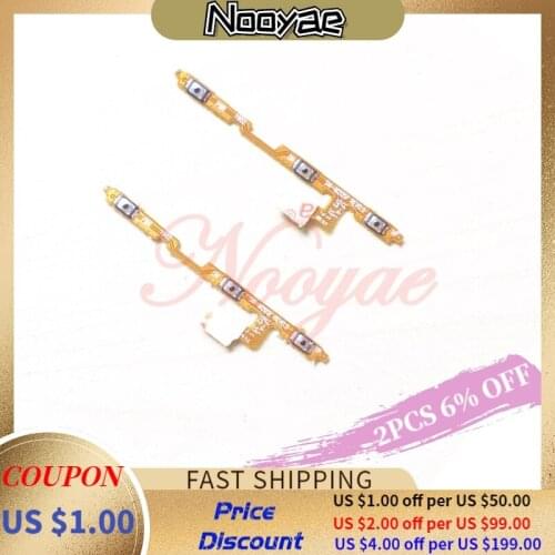 5Pcs/Lot For Samsung A10 M10 M20 M30 Power On Off Volume Up Down Switch Key Button Flex Cable