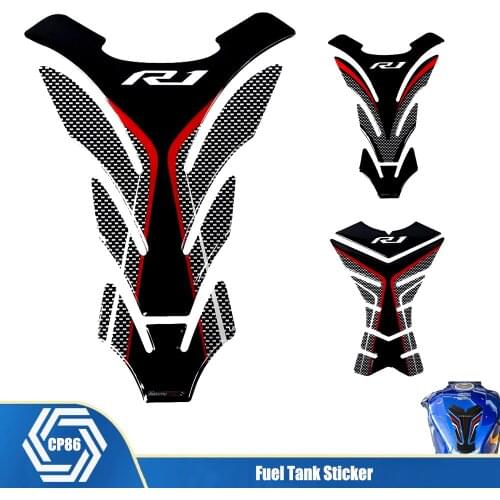 For YAMAHA YZF1000 YZF-R1 YZF R1 All Years 3D Carbon Fiber Motorcycle Fuel Tank Pad Protection Sticker Fuel Tank Sticker