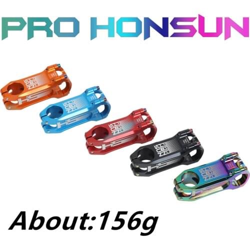 HONSUN PRO MTB road bike T6 colorful aluminum alloy handlebar bicycle handlebar CNC rod 0°31.8 * 28.6 * 80mm 5 colors optional