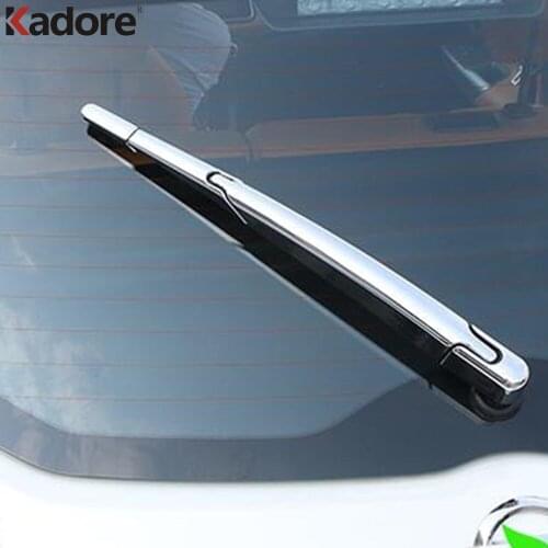 For Nissan Kicks 2016 2017 2018 Car Rear Window Wiper Cover Sticker Trim ABS Chrome Tail Windscreen Wipers Exterior Decoration