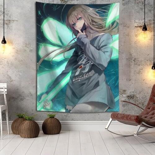 Hot Sale Custom High Quality SINoALICE Wall Hanging HD Landscape 3D Printing Digital Printing Home Decoration Tapestry