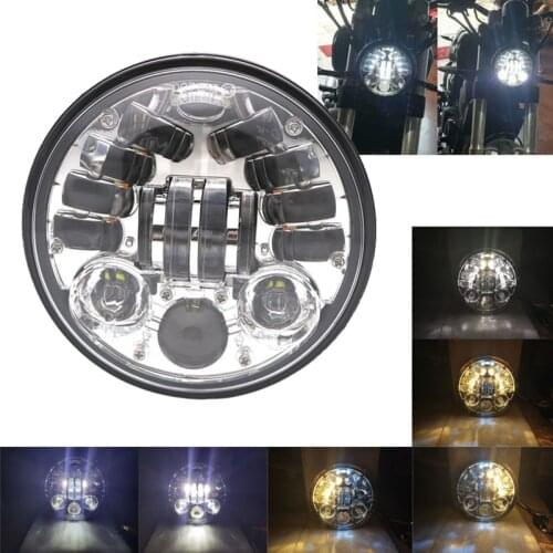 Motorcycle 5.75 inch Led Headlight Headlamp With Turn signal lights For Harley Sportster, Iron 883, Dyna, Street Bob FXDB Motor