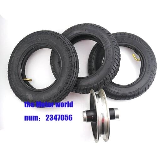 NEW Rubber 10 x 2 Tire and rims hub combo for Kid Tricycle baby stroller Electric scooter Wheelbarrow 10x2 tyre wheel