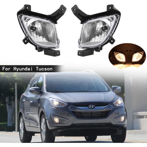 Fog Lights for Hyundai TUCSON IX35 2010 2011 2012 2013 2014 Fog Lamps Headlight Front Bumper Fog Light Halogen Driving Lamp