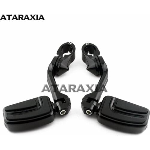 Motorcycle Highway Foot Peg Male Footrest Pedal Mount For Harley Touring Electra Glide Low Glide Dyna Fat Bob FXDF Limited FLHTK