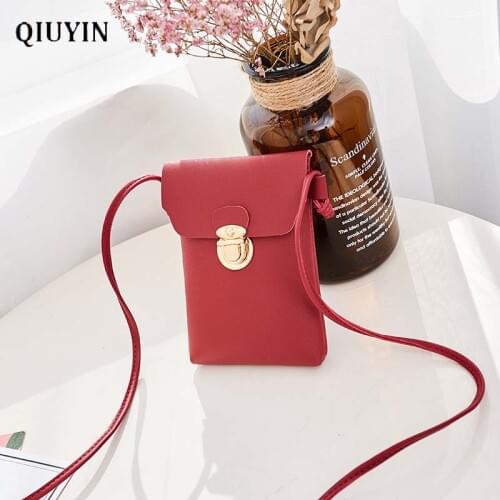 Qiuyin korean purse womens/felame'e wallet Card bag card holder bag Money bag coin purse phone bag leather portfel solid purse