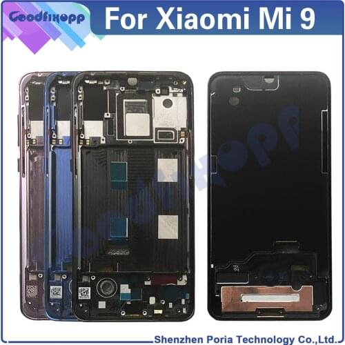 For Xiaomi Mi 9 Media Case Front Frame Screen Frame Middle Bezel Frame For Xiaomi Mi9 M1902F1G Frame