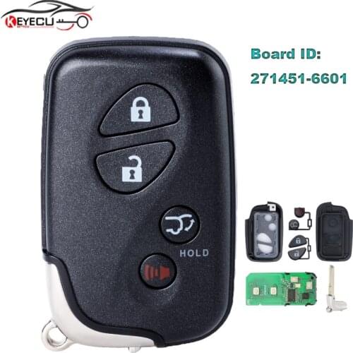 KEYECU 271451-6601 GNE 314.3MHz Smart Remote Key for Lexus LX570 2008 2009 2010 2011 2012 2013 2014 2015 2016 FCCID: HYQ14AEM