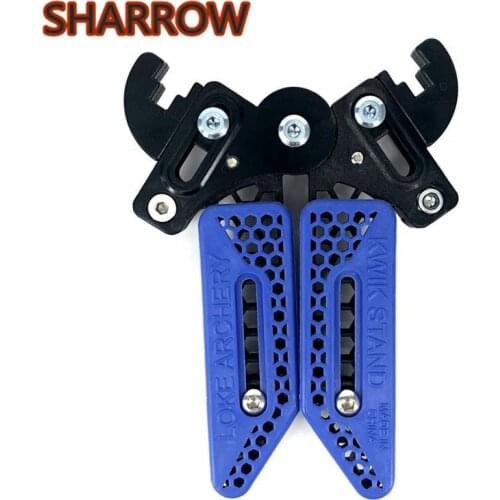 1Pc Compound Bow Stand Holder Kick Rack Legs Bracket Bow Support Adjustable Stand Rack For Training Shooting Archery Accessories