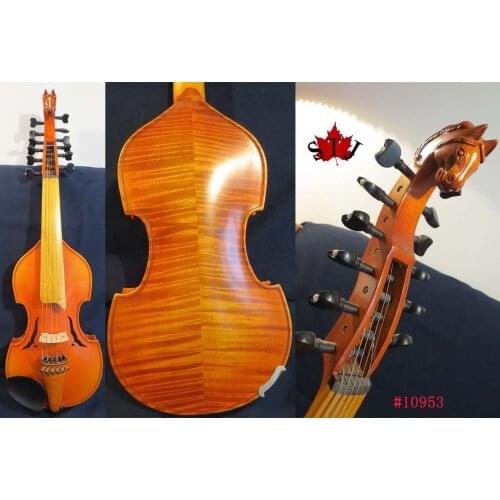 SONG Brand master 6*6 strings 14" Viola d'Amore,12 strings 4/4 violin #10953