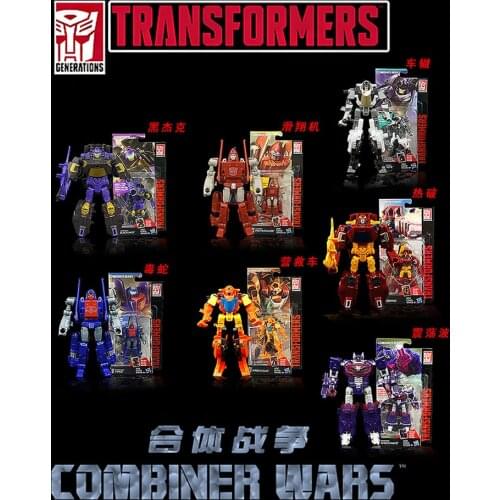 Hasbro TransFormers Combiner Wars IDW Warpath Wreck-Gar Shockwave Hot Rod Viper Groove Blackjack Model Anime Figures Collect