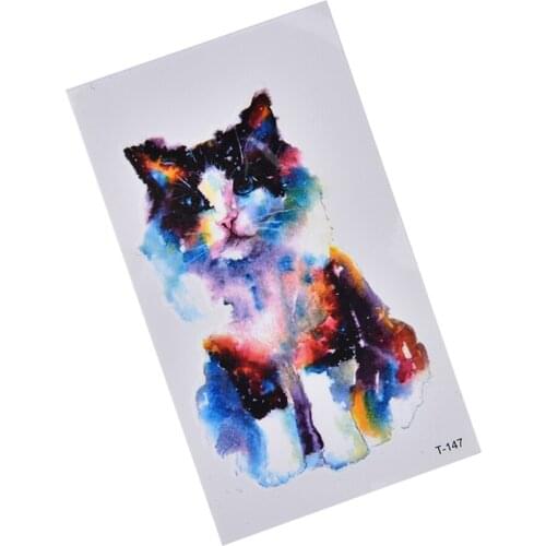 Sexy Cat Design Waterproof Temporary Tattoo Fake Face Make Up Masquerade Tattoo Stickers Body Art Tools