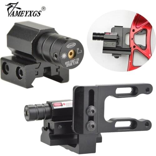 1set Archery Laser Sight Bracket Set Aluminum Alloy Machining Bracket Compound Bow Sight For Hunting Shooting Aiming Accessories