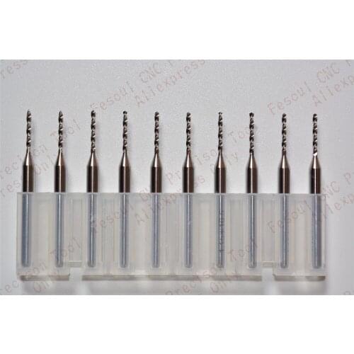 3.175mm*1.15mm,10pcs,Free shipping PCB Drill Bit,CNC milling Cutter,Solid carbide Drill,plastic,wood tool,MDF