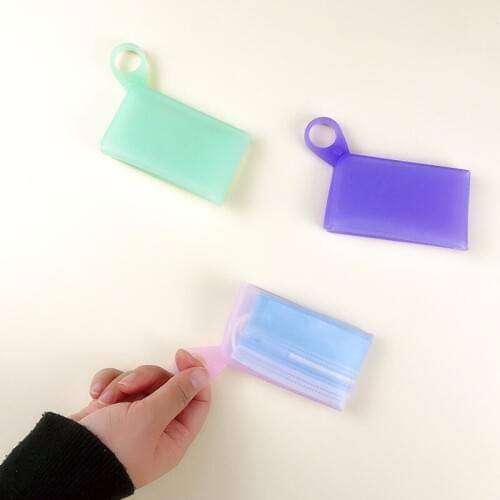 100pcs/lot Portable Face Masks Silica Gel Organizer Dustproof And Moisture-proof Cover Holder Case Storage Isolate bacteria Bag