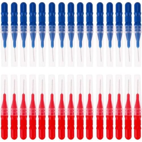 8/30PC Soft Interdental Brush Oral Hygiene Tooth Flossing Tooth Pick Interdental Cleaners Dental Brush Tooth Floss Cleaning Tool