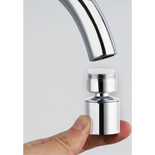 Kitchen Tap Aerator 360 Degree Rotate Swivel Faucet End Diffuser 24mm M24 Male Thread Adapter Chrome Water Faucet Aerator