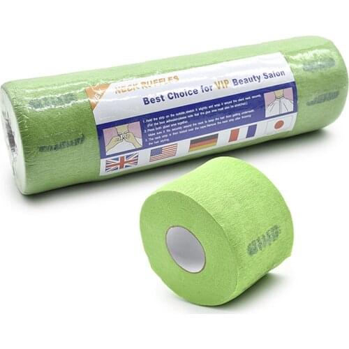 1 Roll Neck Ruffle Roll Paper Hair Cutting Salon Hairdressing Collar Accessory Necks Covering Disposable Haircut Collar Paper