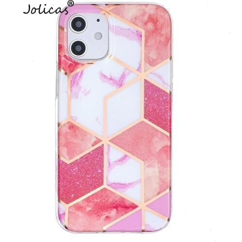Cases Phone Cover For capinha iPhone 12 Mini Protector Marble High Quality IMD Shell Csse Apple iPhone hoesje 12 Mini Mobile Bag