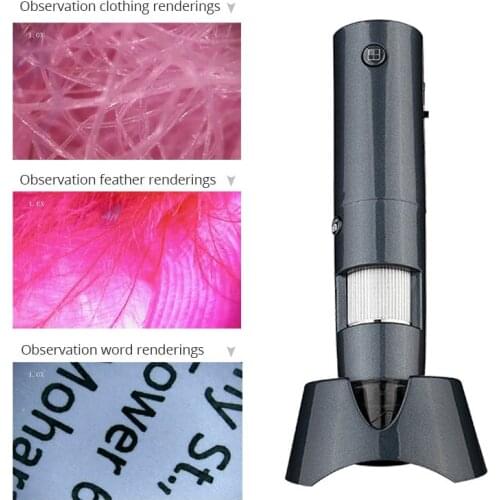 3.0MP LED Portable WiFi Wireless Digital Microscope 300X Wifi Digital Microscope Camera With Clear Image for Hair Skin Analysis