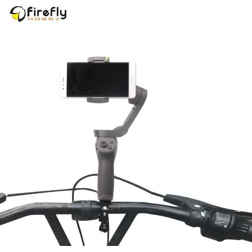 Bicycle Mount Bracket Holder Handheld Gimbal Stabilizer for POCKET 2/FIMI PALM 2/OM 4/360 ONE X2/OSMO Mobile 2 3/Smooth 4